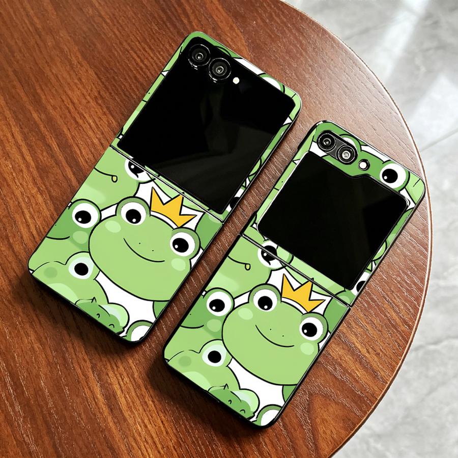 Phone Cases Z Flip 5 - Etui na telefon z motywem żaby,
