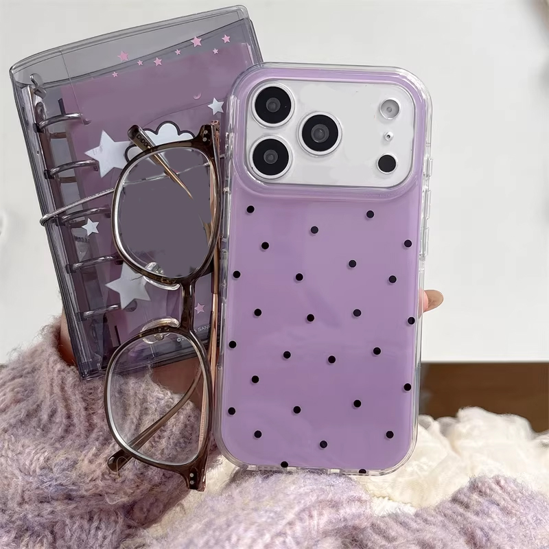 Phone Cases Y2K - Koreański styl Ins Girl, proste fioletowe