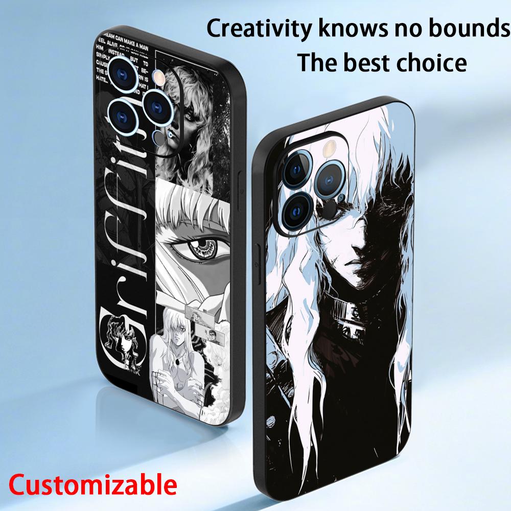 Phone Cases Men - Griffith anime man cool design Etui