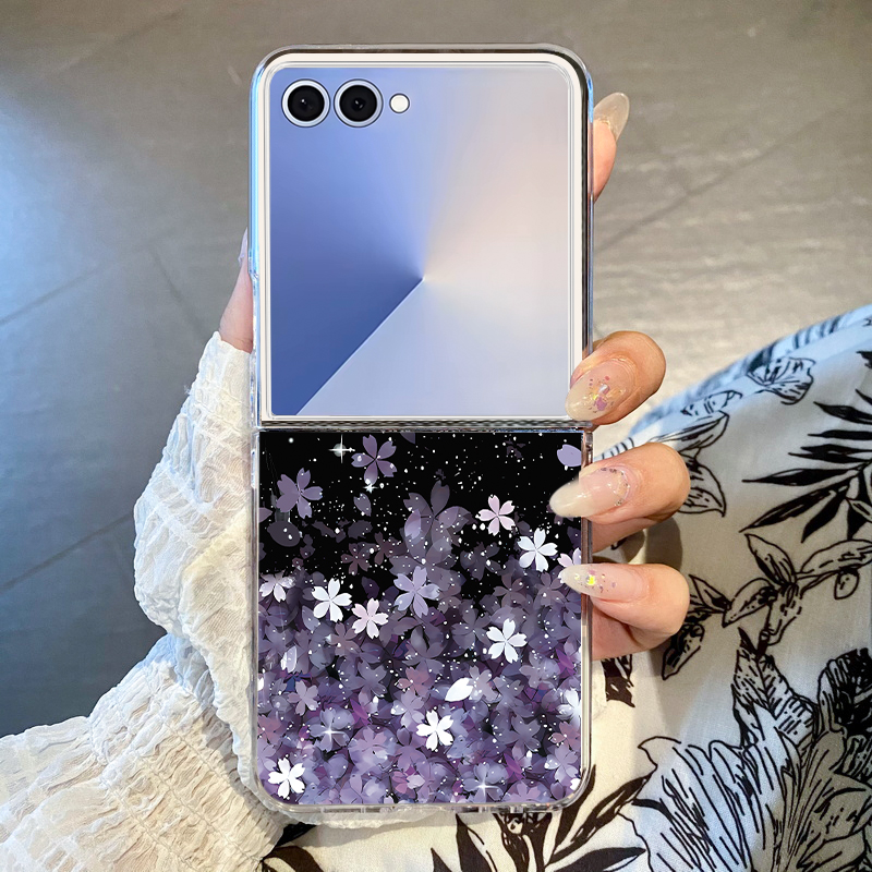 Phone Cases Z Flip 5 - Etui z motywem kwiatów wiśni do