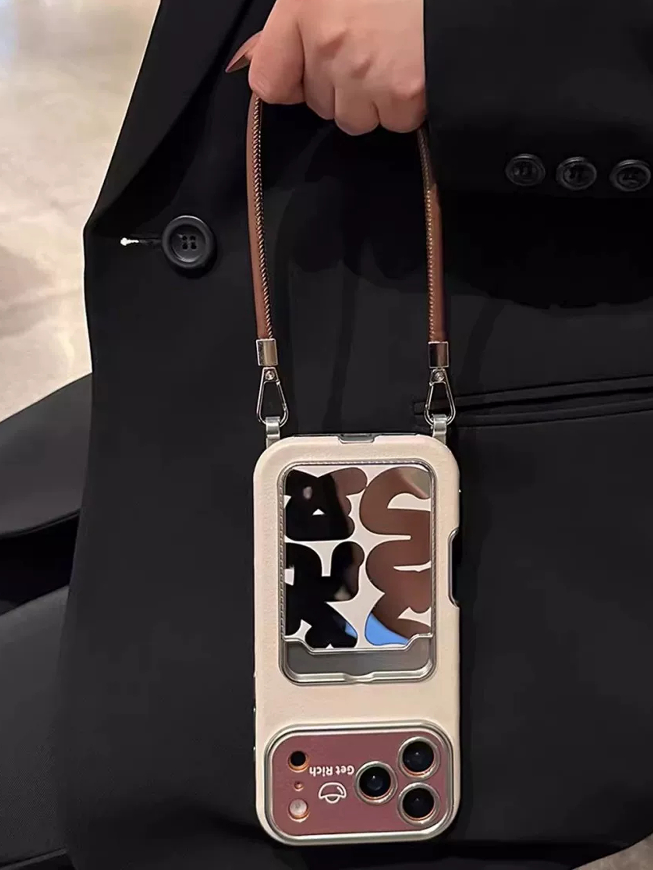 Phone Cases That Hold Cards - Luksusowe skórzane etui na telefon z