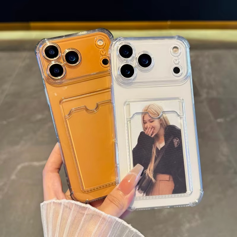 Phone Cases That Hold Cards - Przezroczyste etui z przegródką na karty