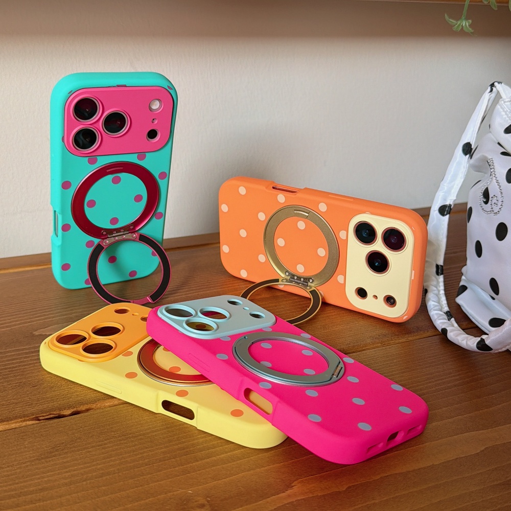 Phone Cases Magsafe - INS Polka Dot Magnetic 360 (Magnetyczny
