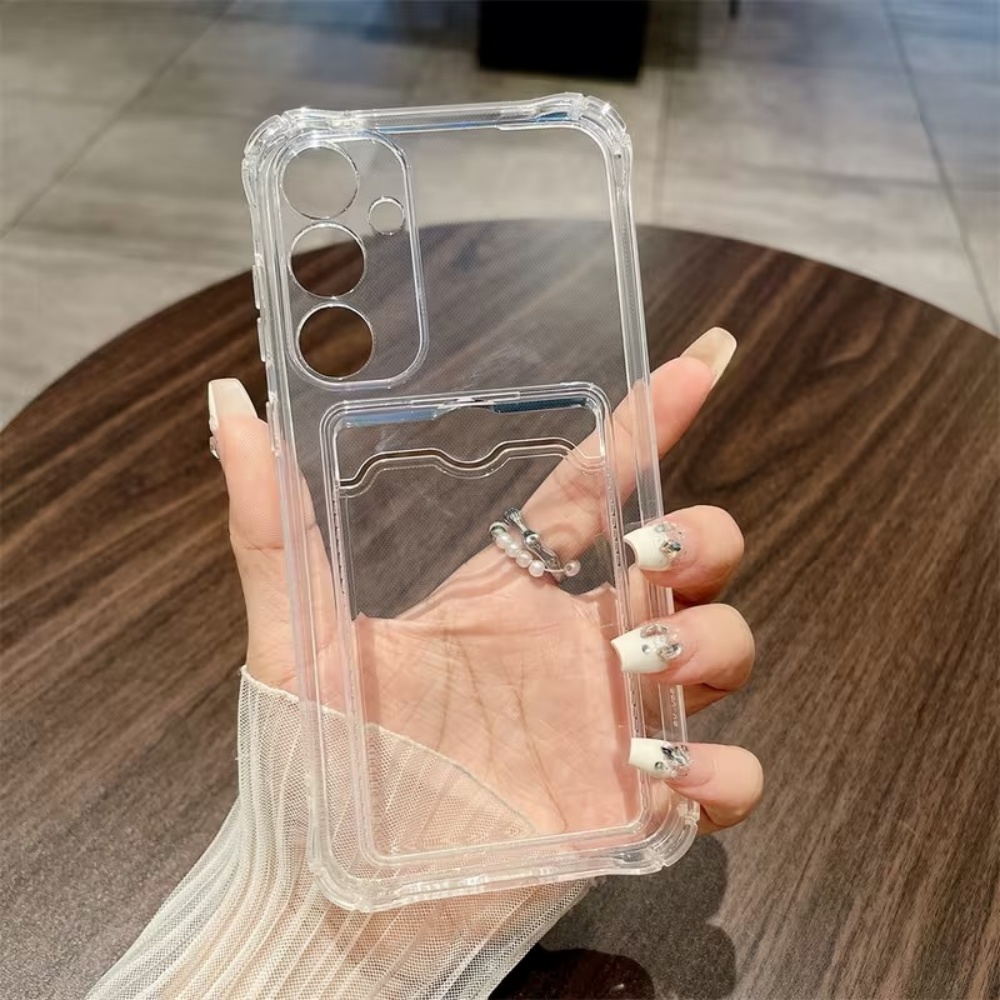 Phone Cases That Hold Cards - Luksusowe, przezroczyste etui na telefon z