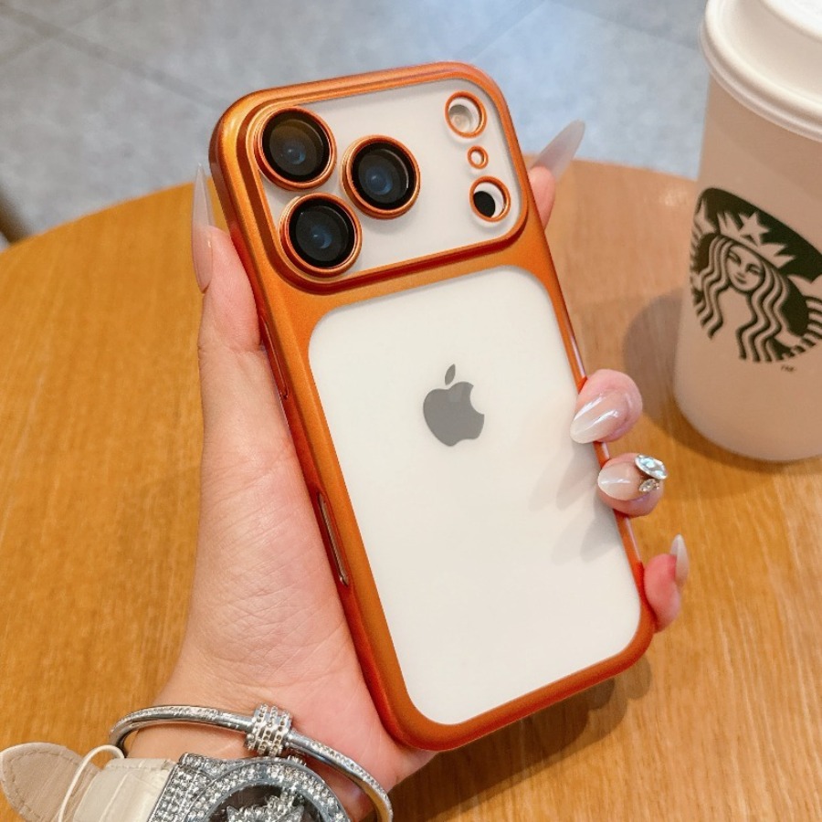 Phone Cases Rugged - Luksusowe Matowe Przezroczyste Etui z Elektroplaterowaną