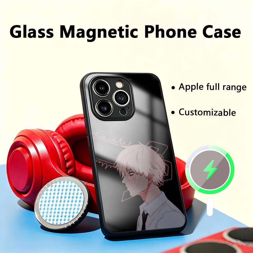 Phone Cases Men - Popularne tapety z anime Chainsaw Man,
