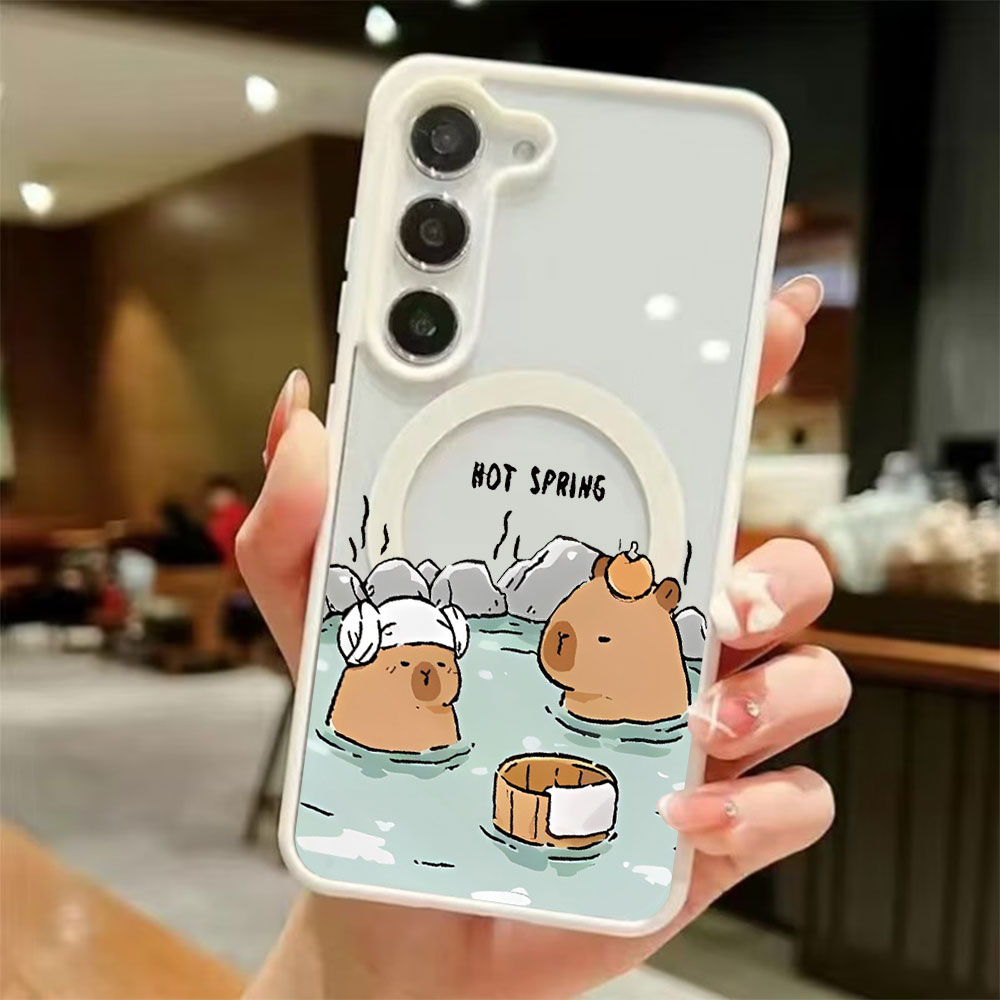 Phone Cases Magnetic - Przezroczyste magnetyczne etui na telefon Samsung