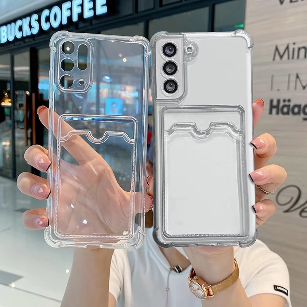 Phone Cases That Hold Cards - Przezroczyste silikonowe etui na telefon z