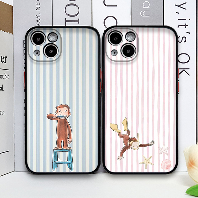 Phone Cases For Iphone 11 - Etui na telefon z kreskówkową, paskowaną