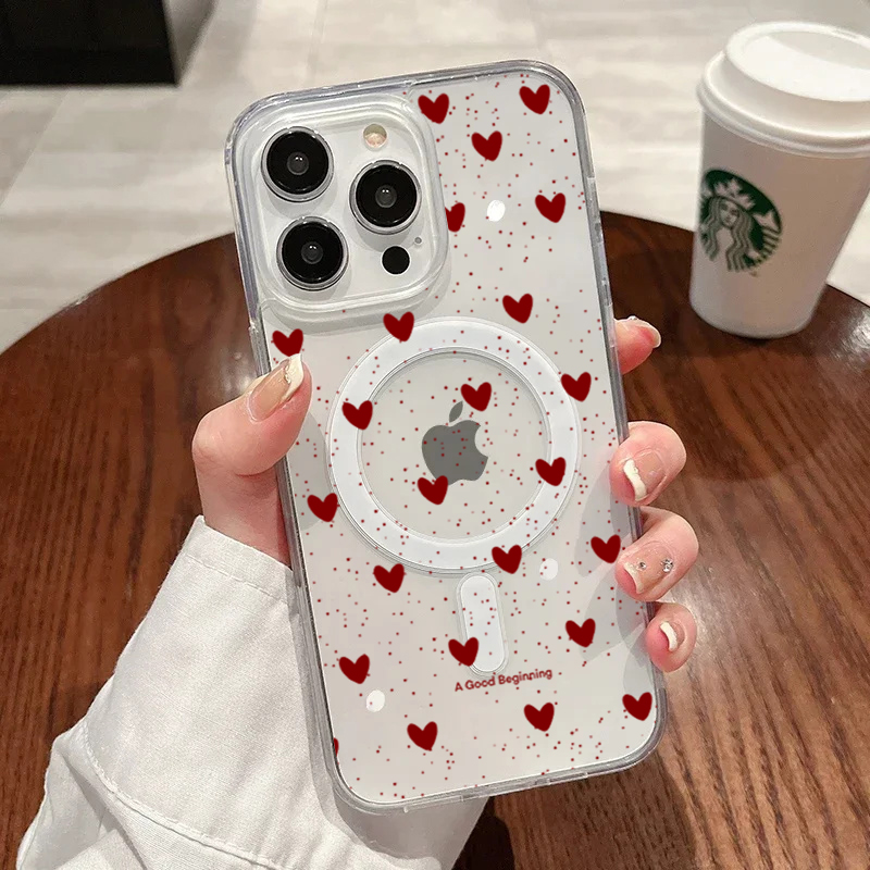 INS Czerwone Serce Miłości Sek – Phone Cases Magsafe recenzja i cena