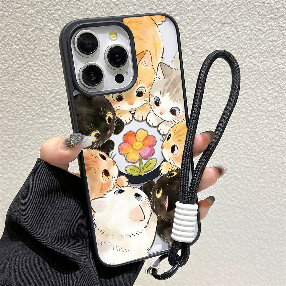 Czarne etui na telefon z kwiat – Phone Cases Magnetic recenzja i cena