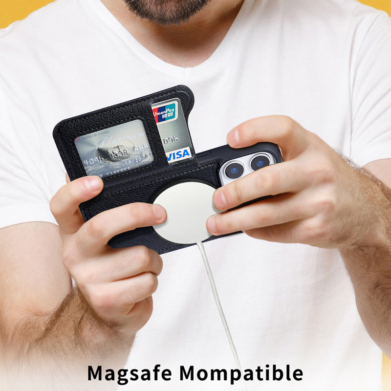 Magnetyczny skórzany portfel z – Phone Cases That Hold Cards recenzja i cena