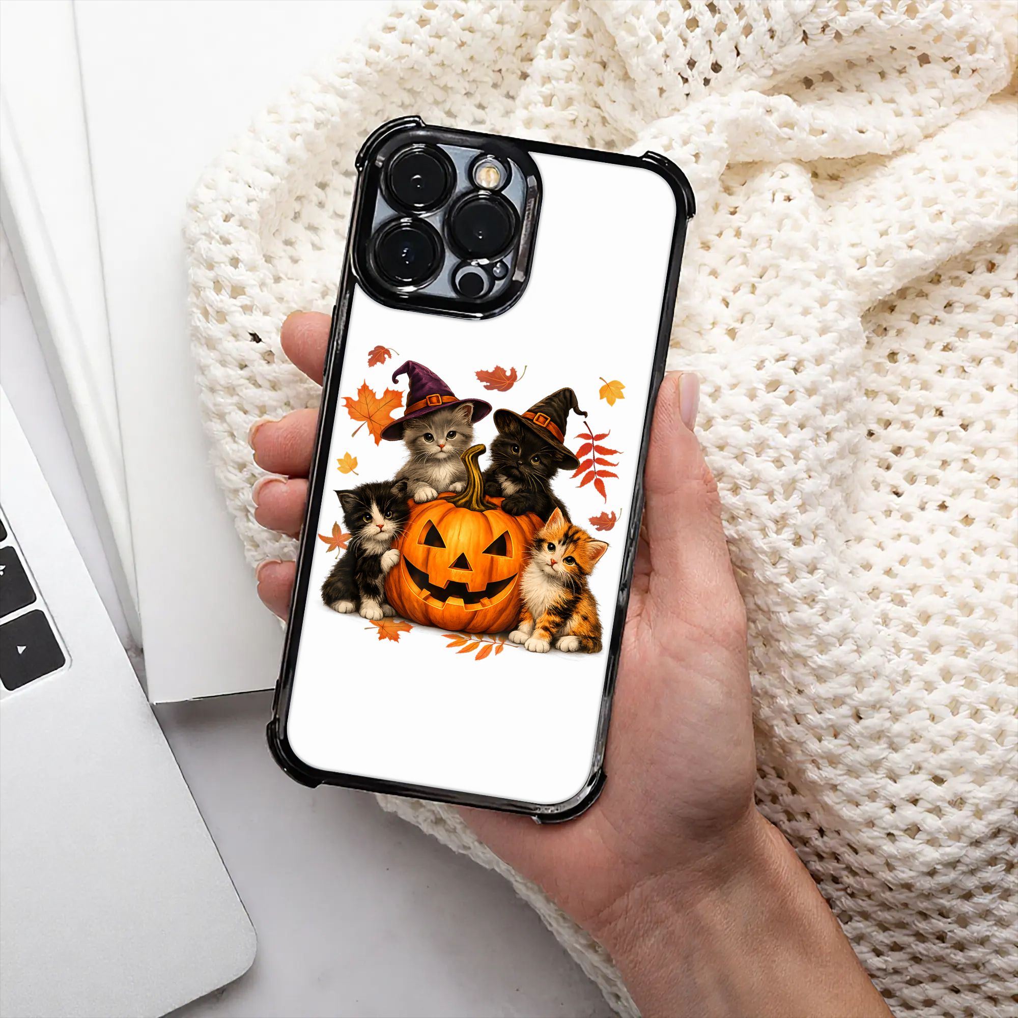 Halloween Urocze Koty Dynia St – Phone Cases Men recenzja i cena