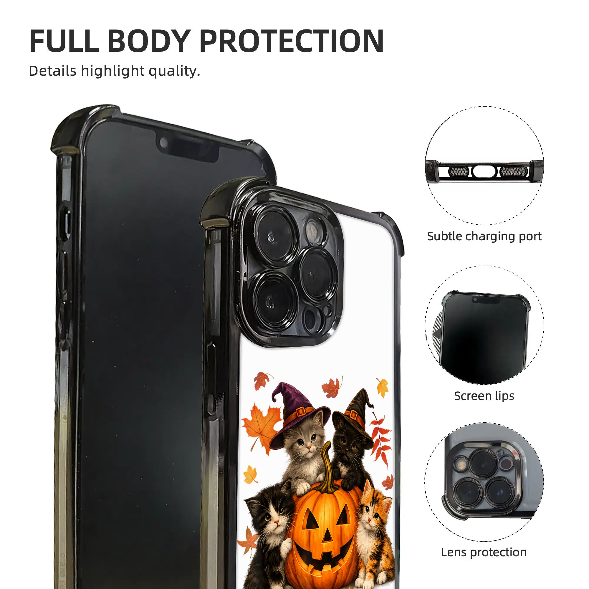 Halloween Urocze Koty Dynia St – Phone Cases Men recenzja i cena