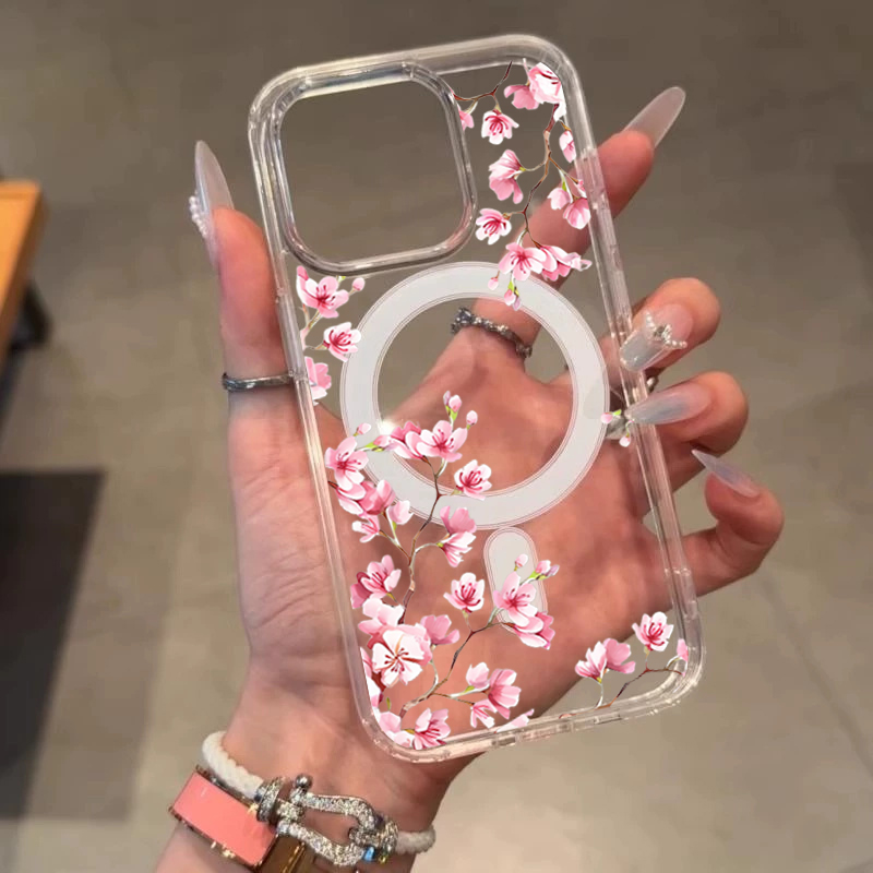 Luksusowe różowe etui z kwiata – Phone Cases Magsafe recenzja i cena