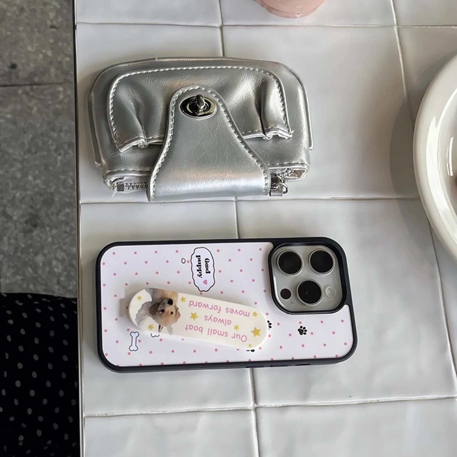 INS Różowy Wzór w Kropki Dobry – Phone Cases Y2K recenzja i cena