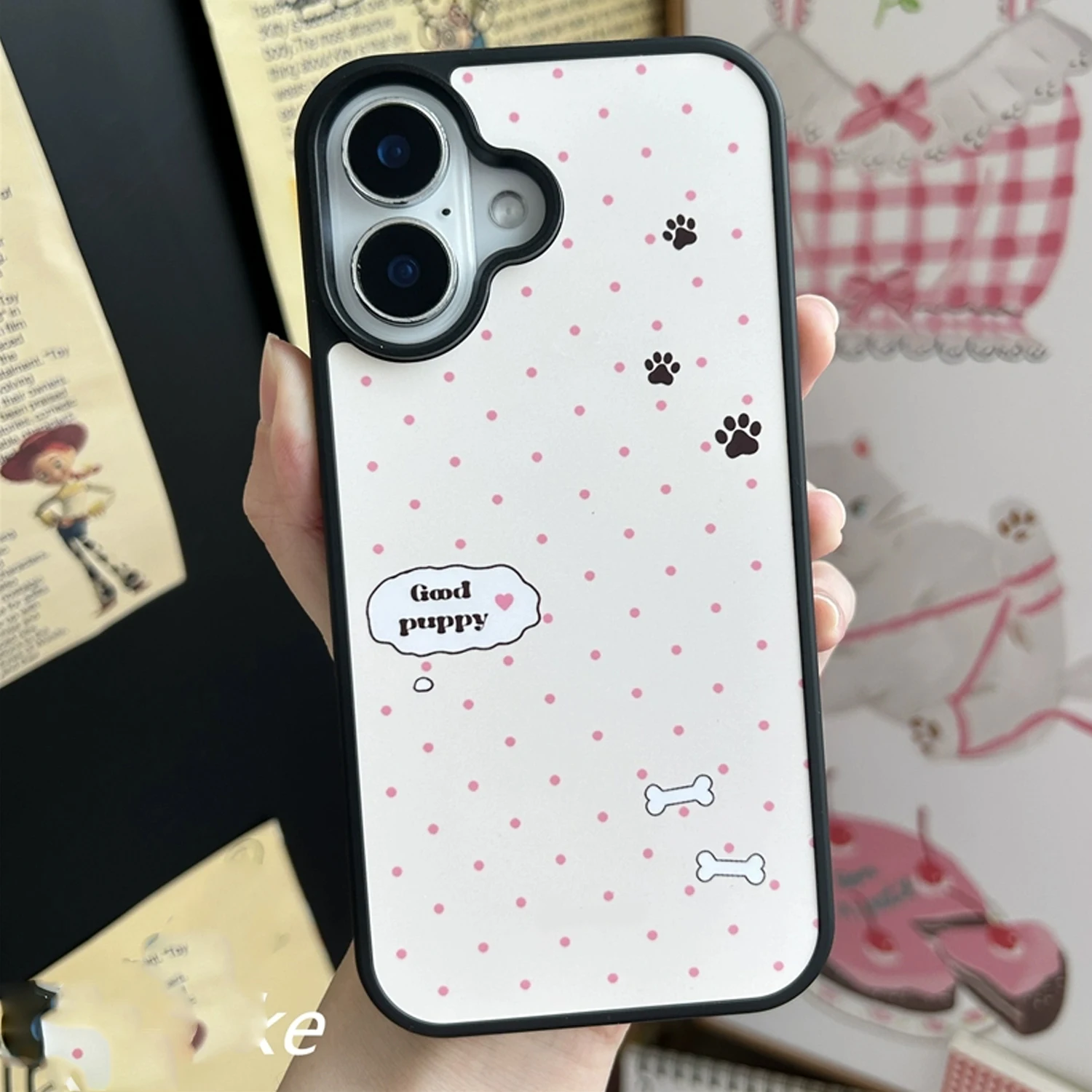 INS Różowy Wzór w Kropki Dobry – Phone Cases Y2K recenzja i cena
